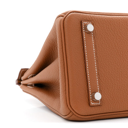 Hermes Togo Birkin 25 Gold 9 of 11