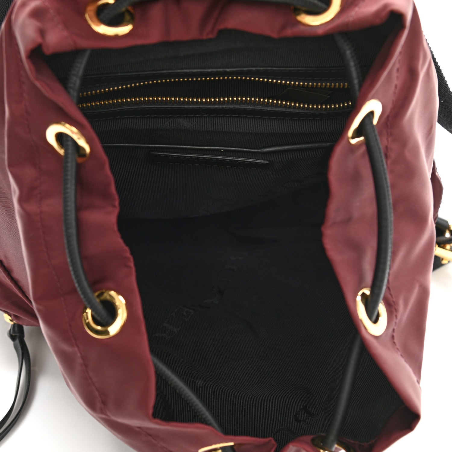 Burberry Nylon Small Rucksack Backpack Burgundy Red 5 of 11