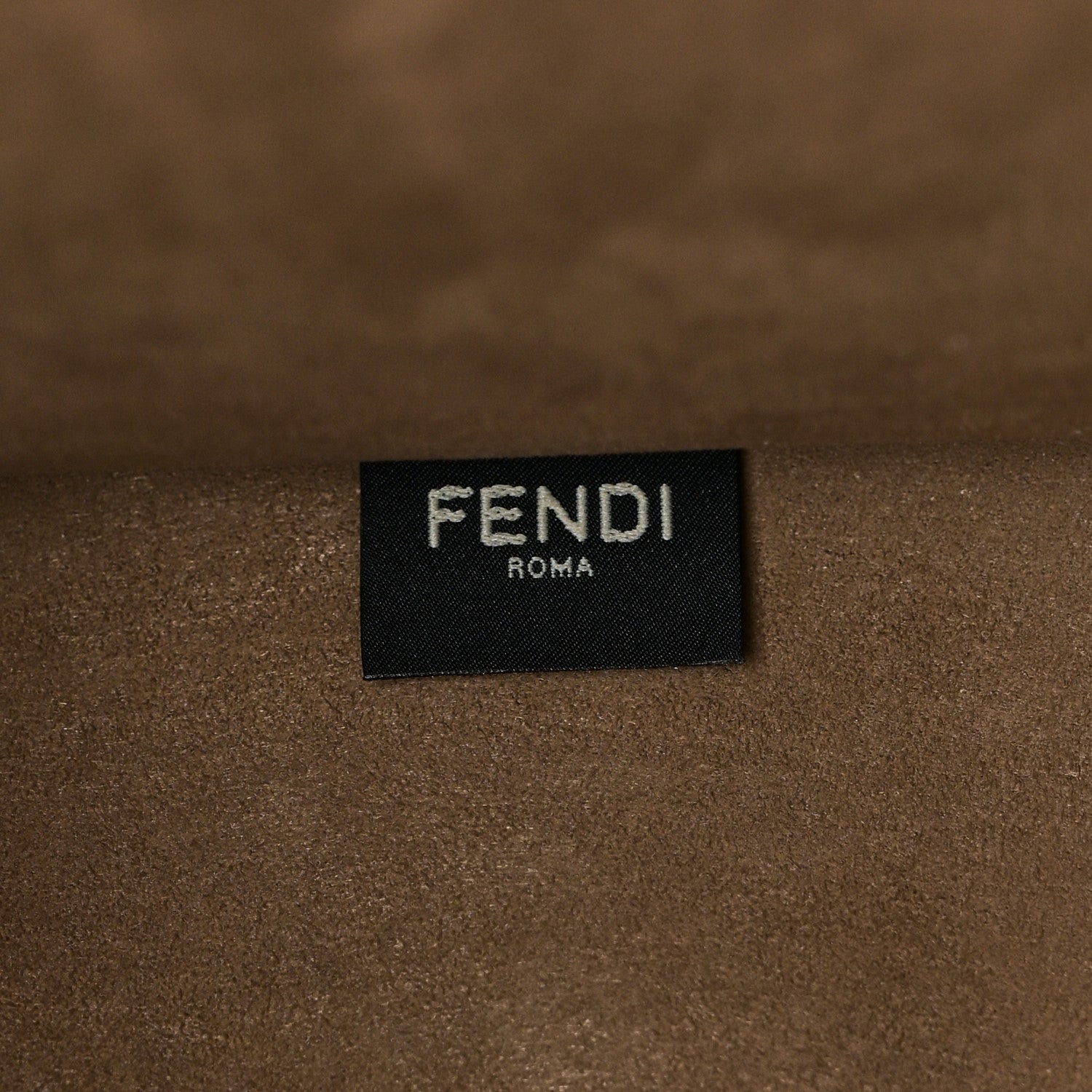 Fendi Fabric Jacquard FF 1974 Logo Large Fendi Sunshine Shopper Tote Tobacco Moro Sand 6 of 10