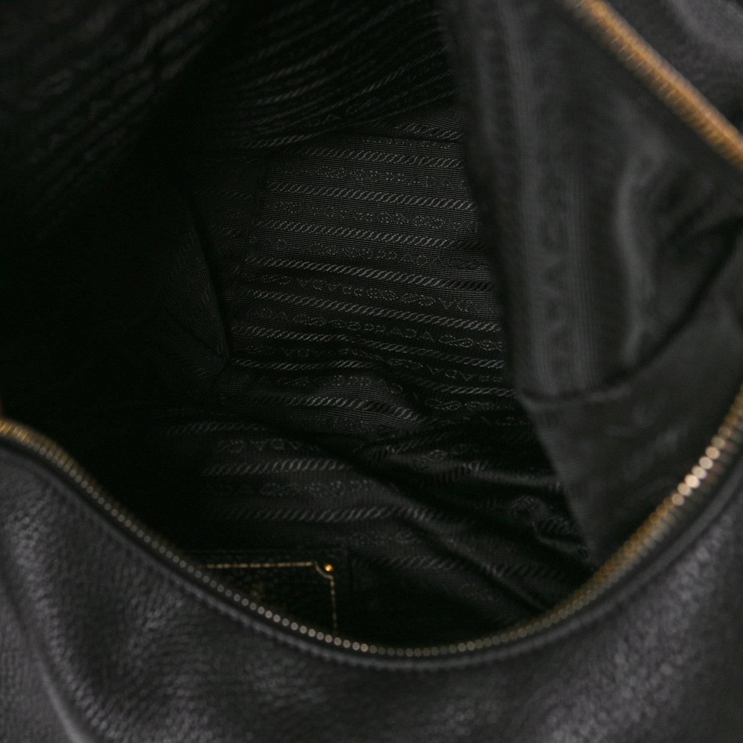 Prada Vitello Daino Hobo Black 5 of 9