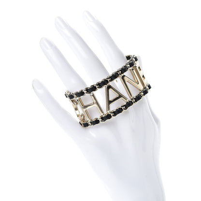 Chanel Lambskin Chain Vintage Allure Bracelet Gold 2 of 6