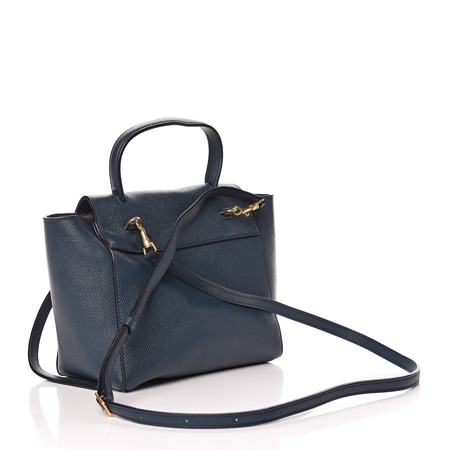 Celine Grained Calfskin Nano Belt Bag Slate 3 of 13