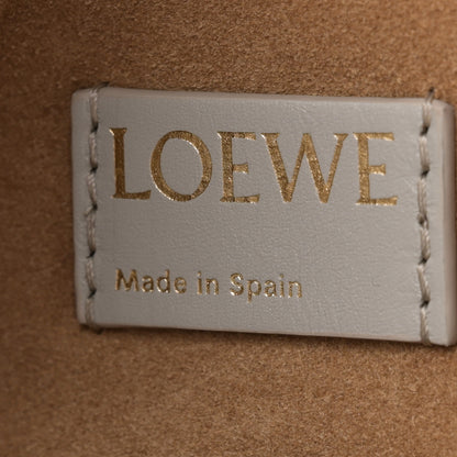 Loewe Mellow Nappa Donut Chain Medium Flamenco Knot Clutch Shell Grey 6 of 10