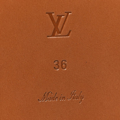 Louis Vuitton Monogram Spring In The City Lock It Flat Mule 36 Midnight Fuchsia 7 of 8