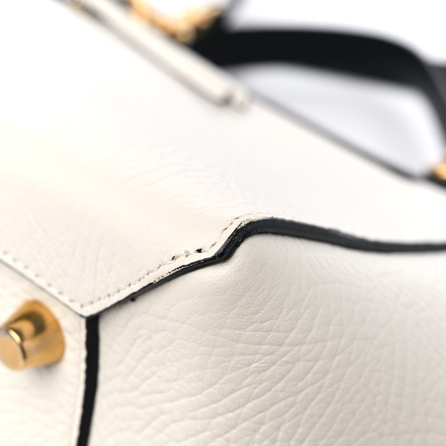 Celine Bullhide Mini Belt Bag Black White 11 of 13