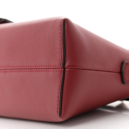 Fendi Vitello Dolce Mini By The Way Boston Bag Ciliegia 10 of 11