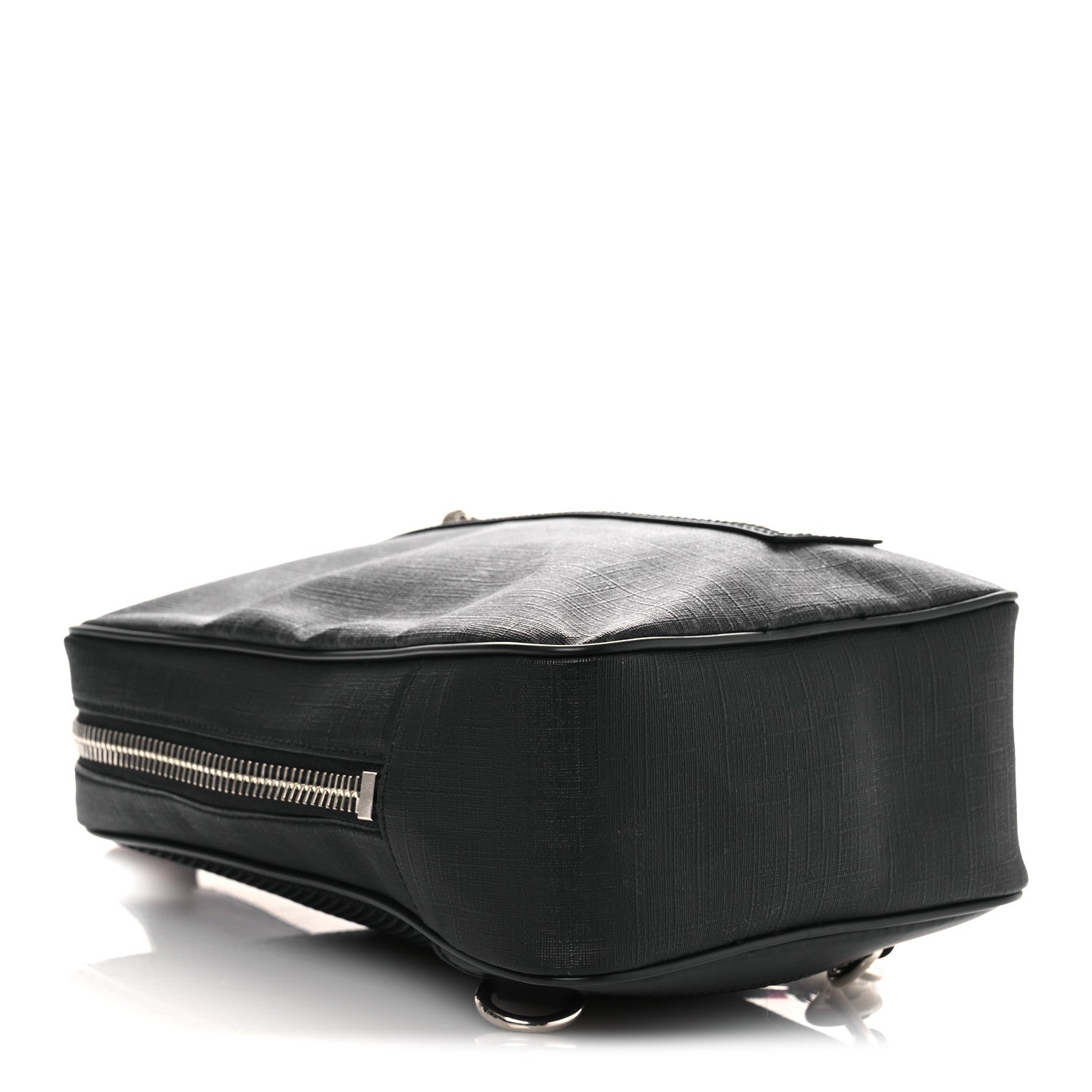 Gucci GG Supreme Monogram Web Belt Bag Black Grey 4 of 12