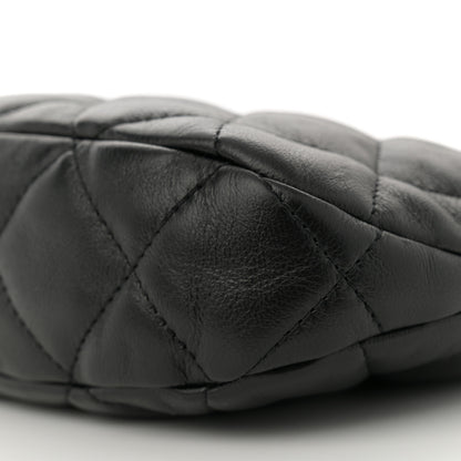 Chanel Lambskin Quilted CC Links Hobo Black 10 of 10