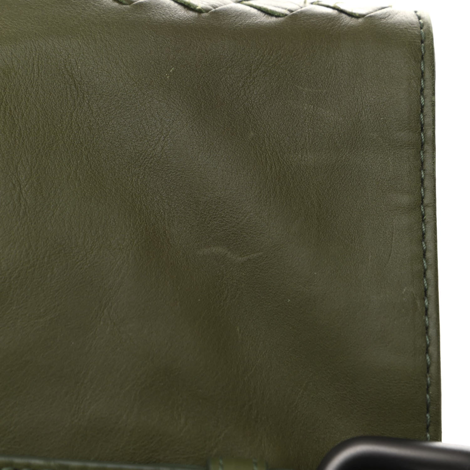 Bottega Veneta Light Calfskin Intrecciato Side Zip Medium Tote Green 9 of 10