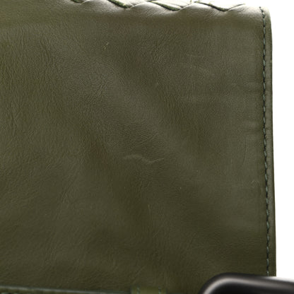 Bottega Veneta Light Calfskin Intrecciato Side Zip Medium Tote Green 9 of 10