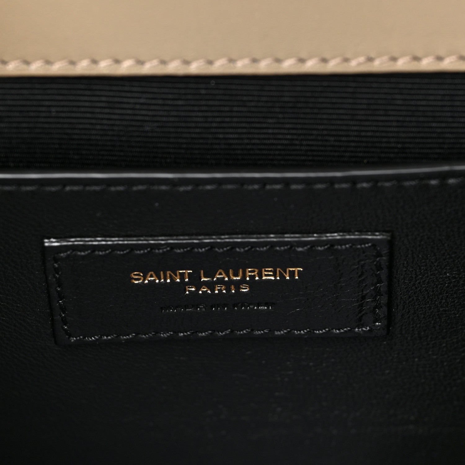 Saint Laurent Suede Mixed Matelasse Triquilt Medium Monogram Envelope Satchel Sea Salt 6 of 8