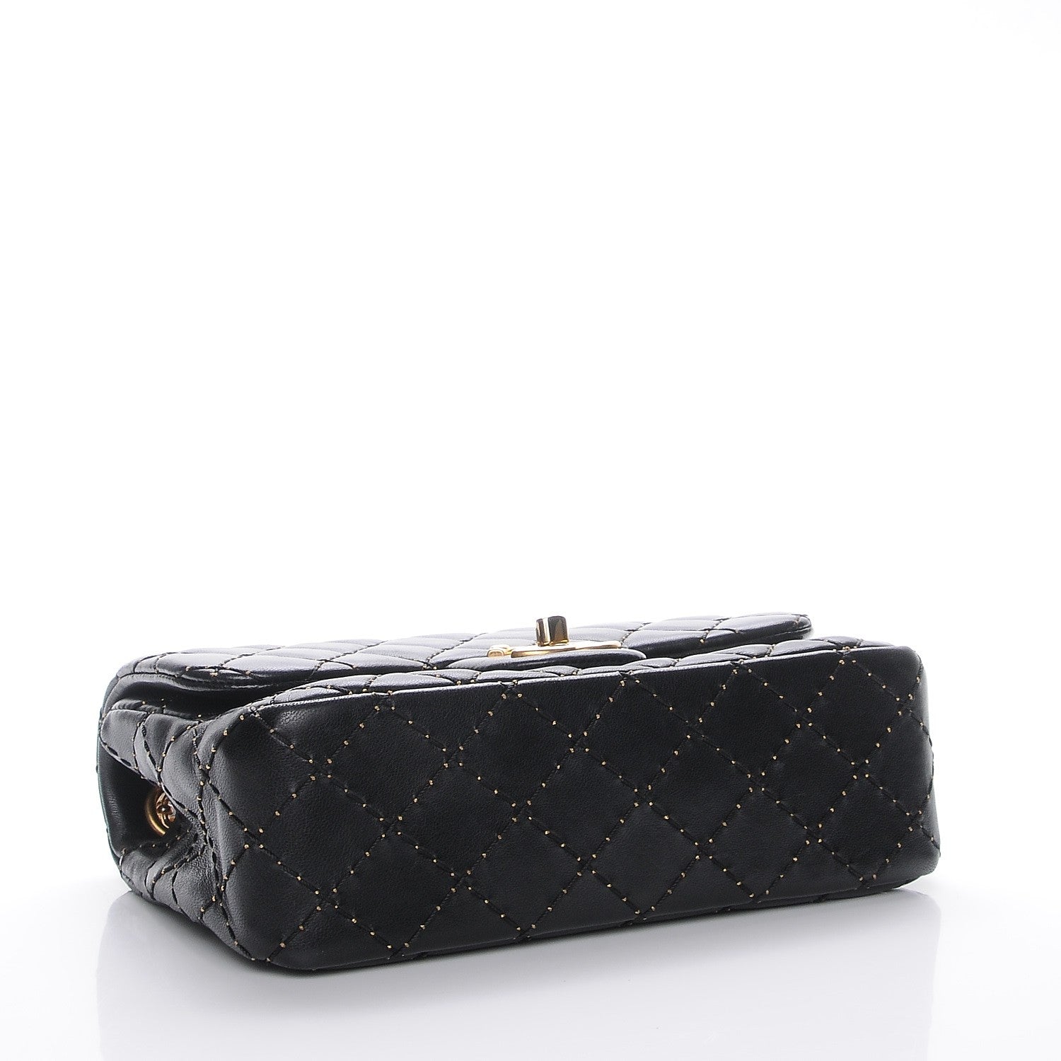Chanel Lambskin Quilted Mini Studded Flap Black 4 of 8