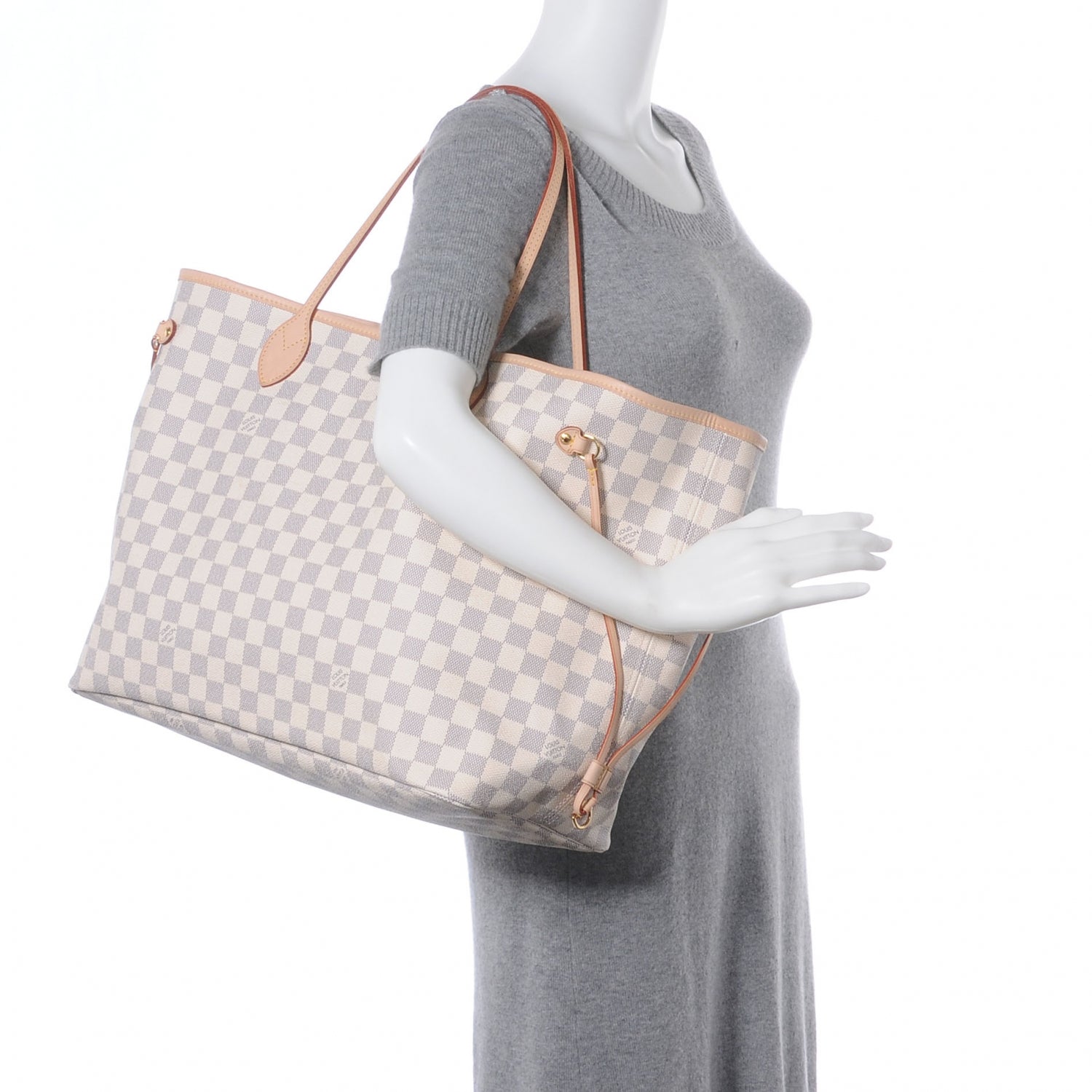 Louis Vuitton Damier Azur Neverfull GM 2 of 8