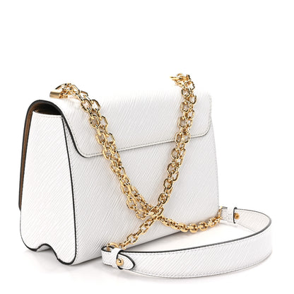 Louis Vuitton Epi Twist Shoulder Bag MM White 4 of 11