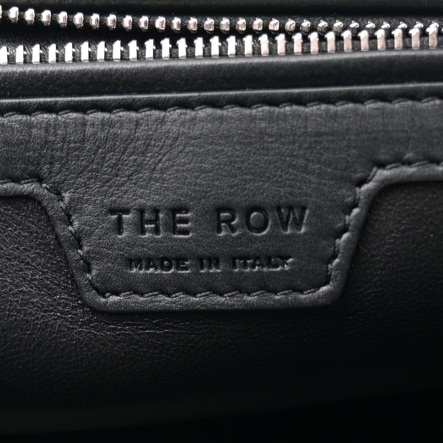 The Row Grained Calfskin Terrasse Bag Black 6 of 10