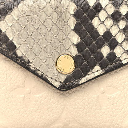 Louis Vuitton Snakeskin Empreinte Zoe Wallet Creme 8 of 10