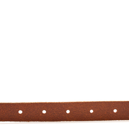 Gucci Faded Calfskin Double G 20mm Belt 80 32 Cuir 4 of 5
