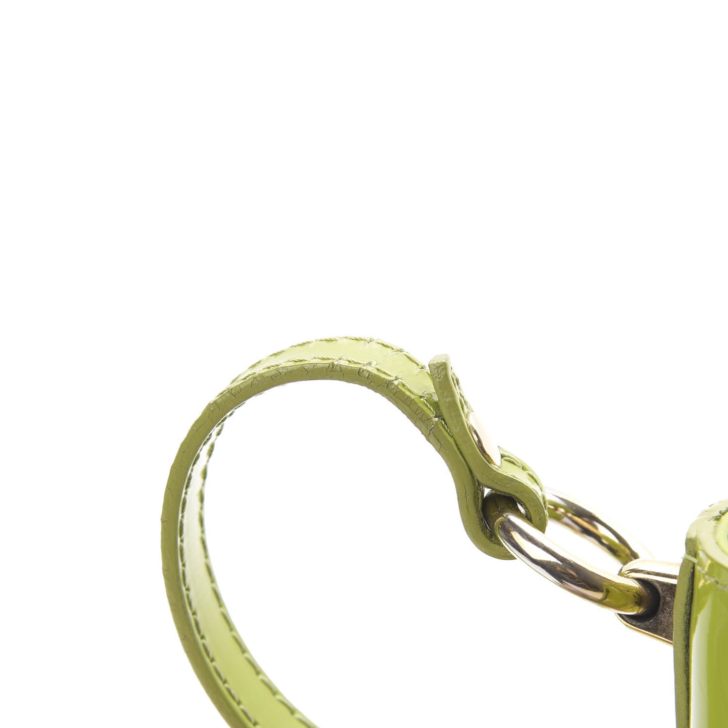 Patent Small Leigh Crossbody Bag Lemon Green
