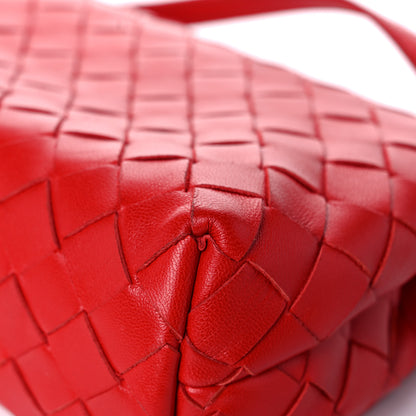 Bottega Veneta Nappa Intrecciato Mini Crossbody Red 10 of 11