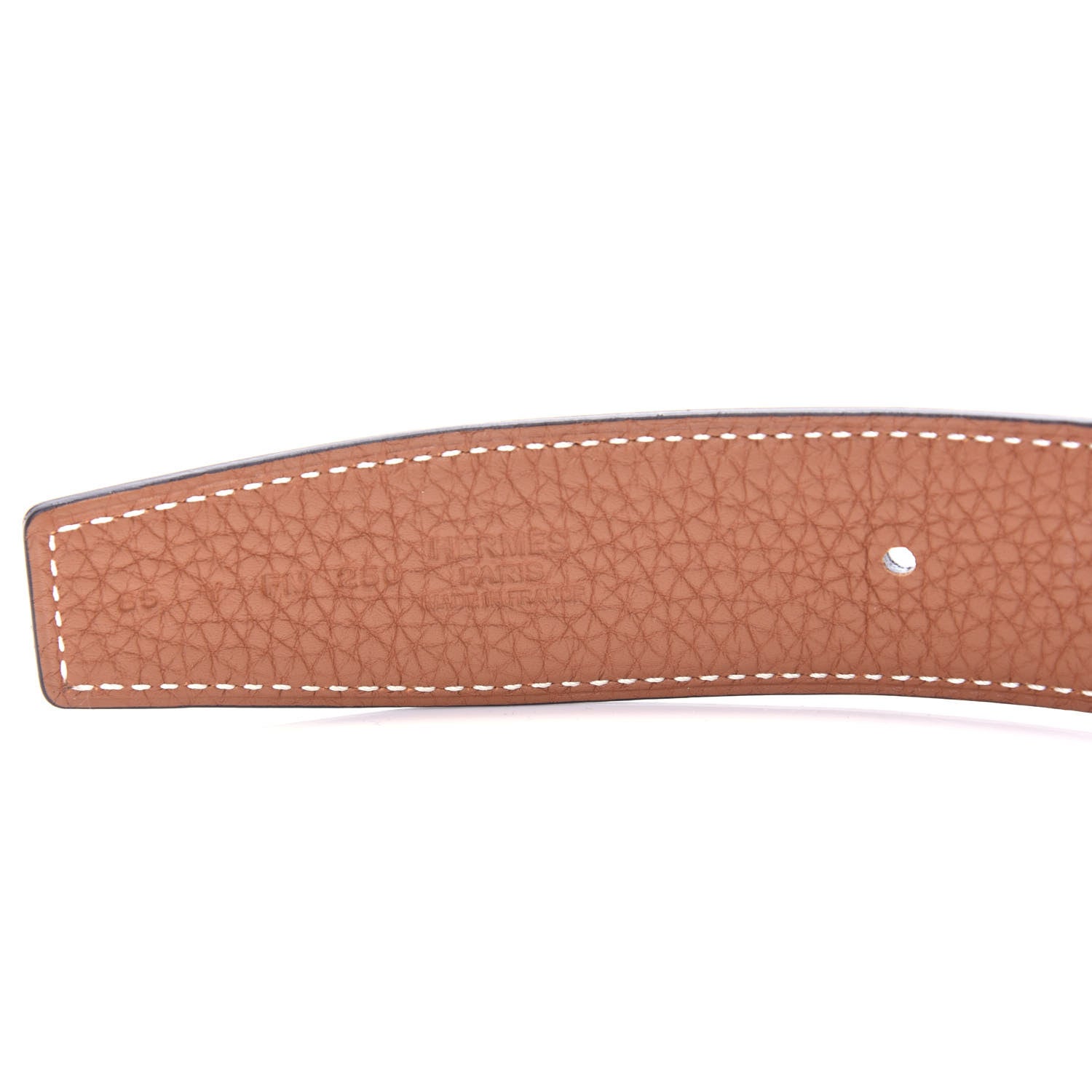 Hermes Swift Togo 32mm Belt Strap 85 Black Gold 5 of 6