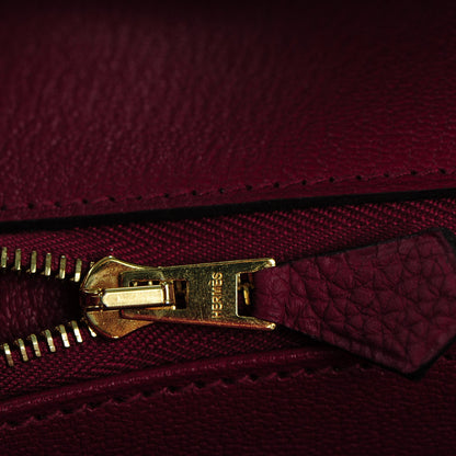 Hermes Togo Birkin 35 Rouge Grenat 20 of 36