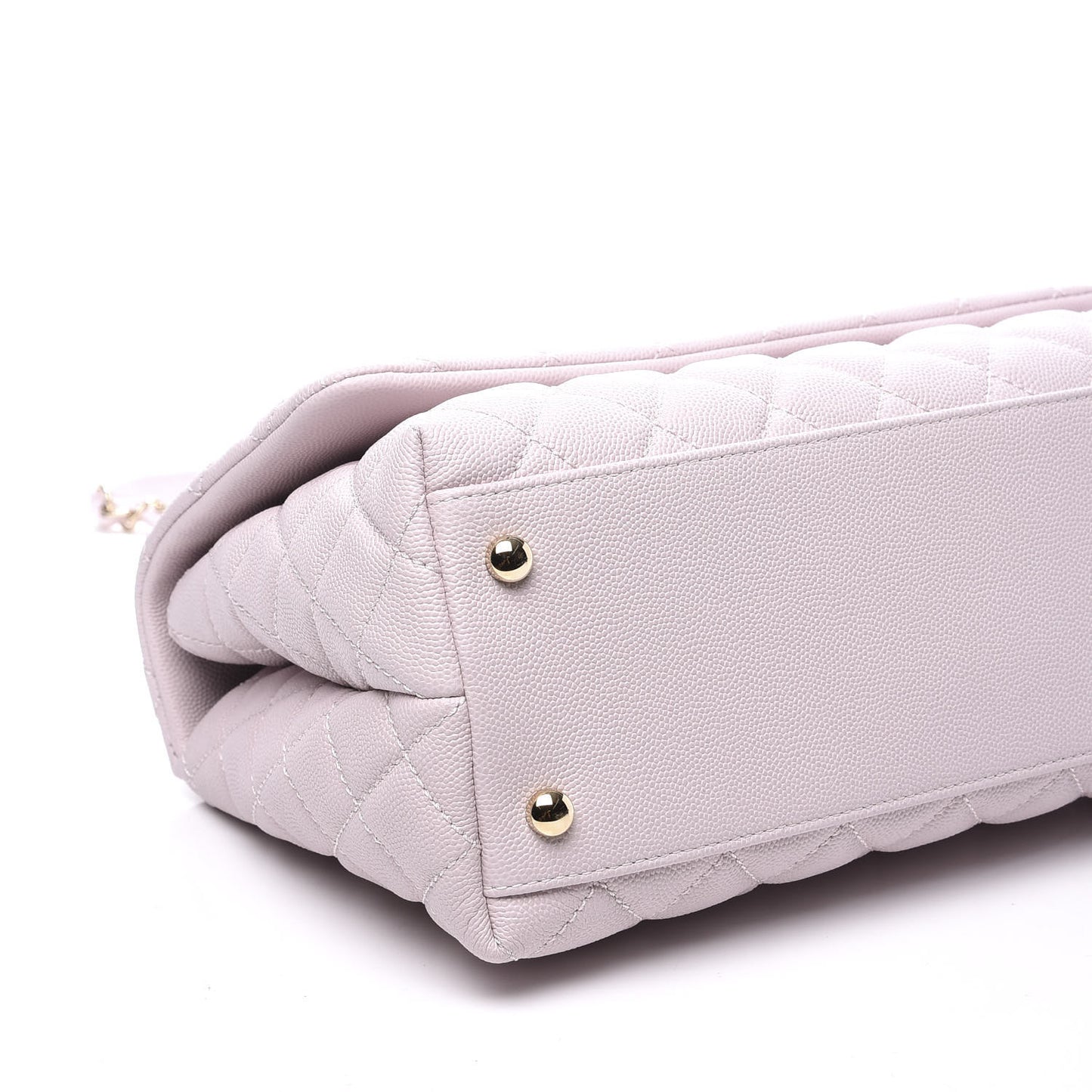 Caviar Quilted Small Coco Handle Flap Lilas Lilac