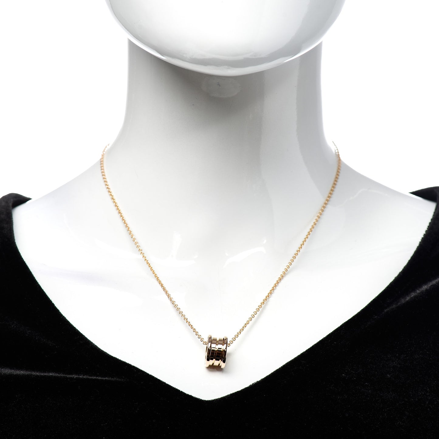 18K Rose Gold B.Zero1 Pendant Necklace