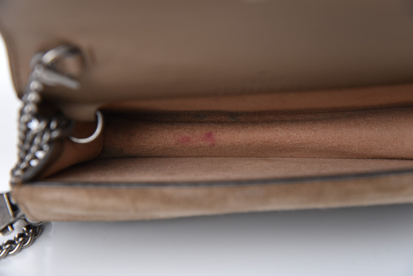 GG Supreme Monogram Super Mini Dionysus Shoulder Bag Taupe