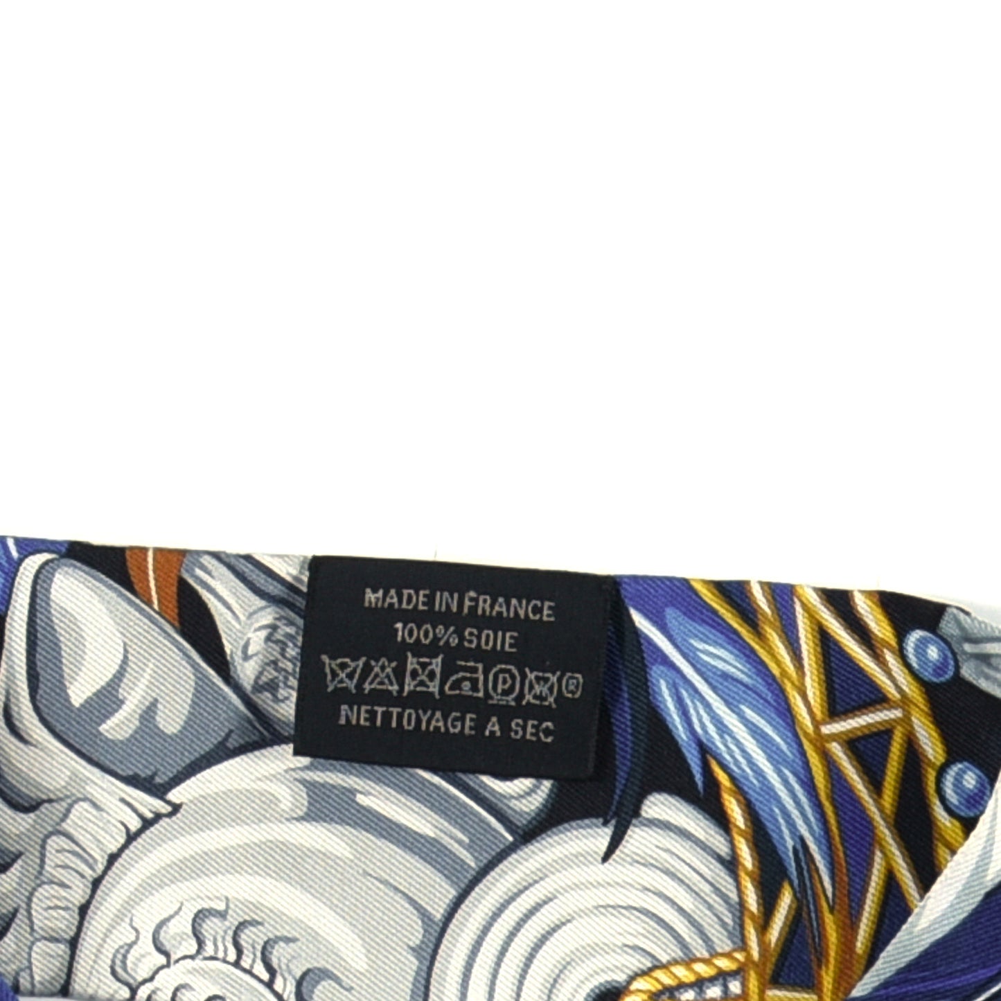 Silk La Danse Pacifique Twilly Bleu Nuit Jaune Vif