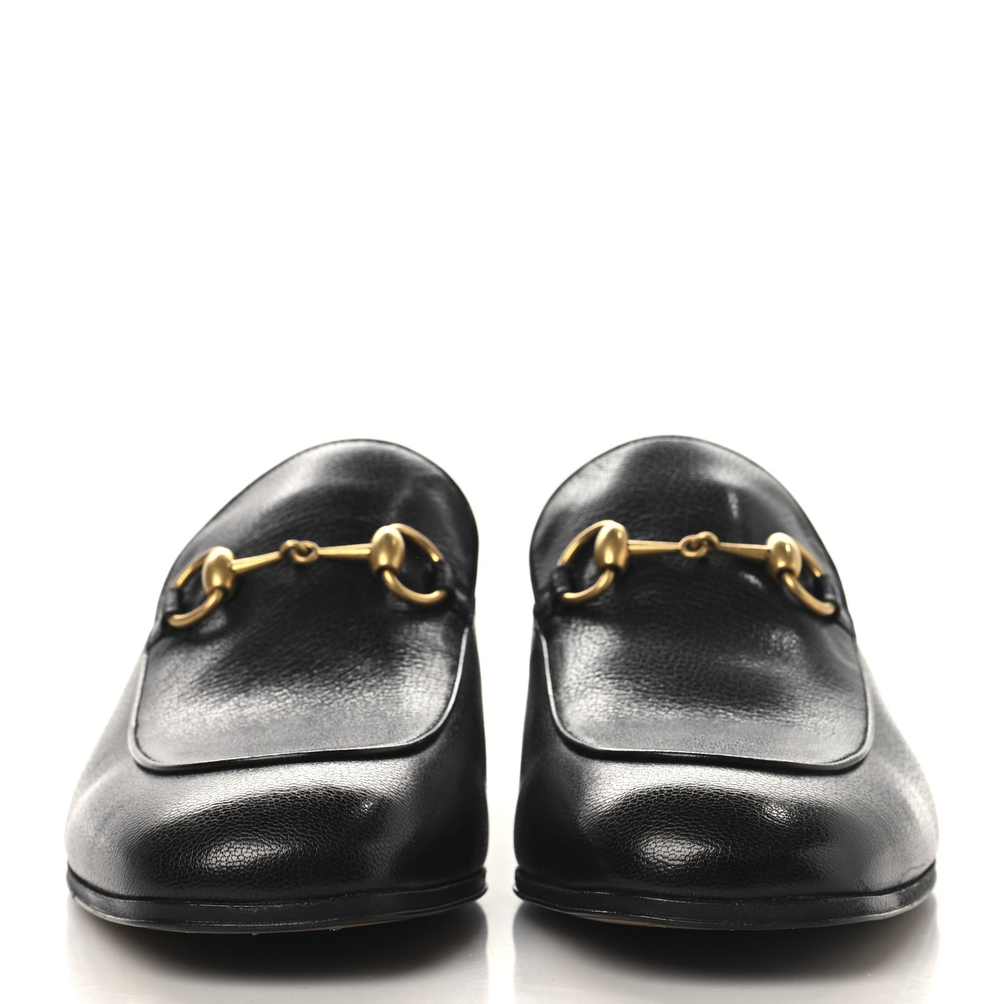 Goatskin Mens Horsebit Loafers 8.5 Black