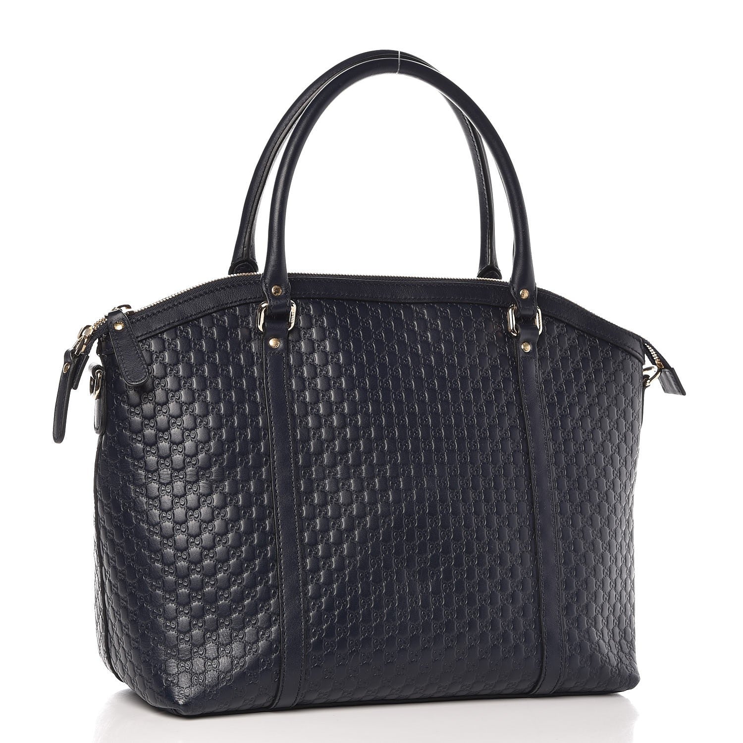 Gucci Soft Microguccissima Dome Satchel Navy 3 of 12