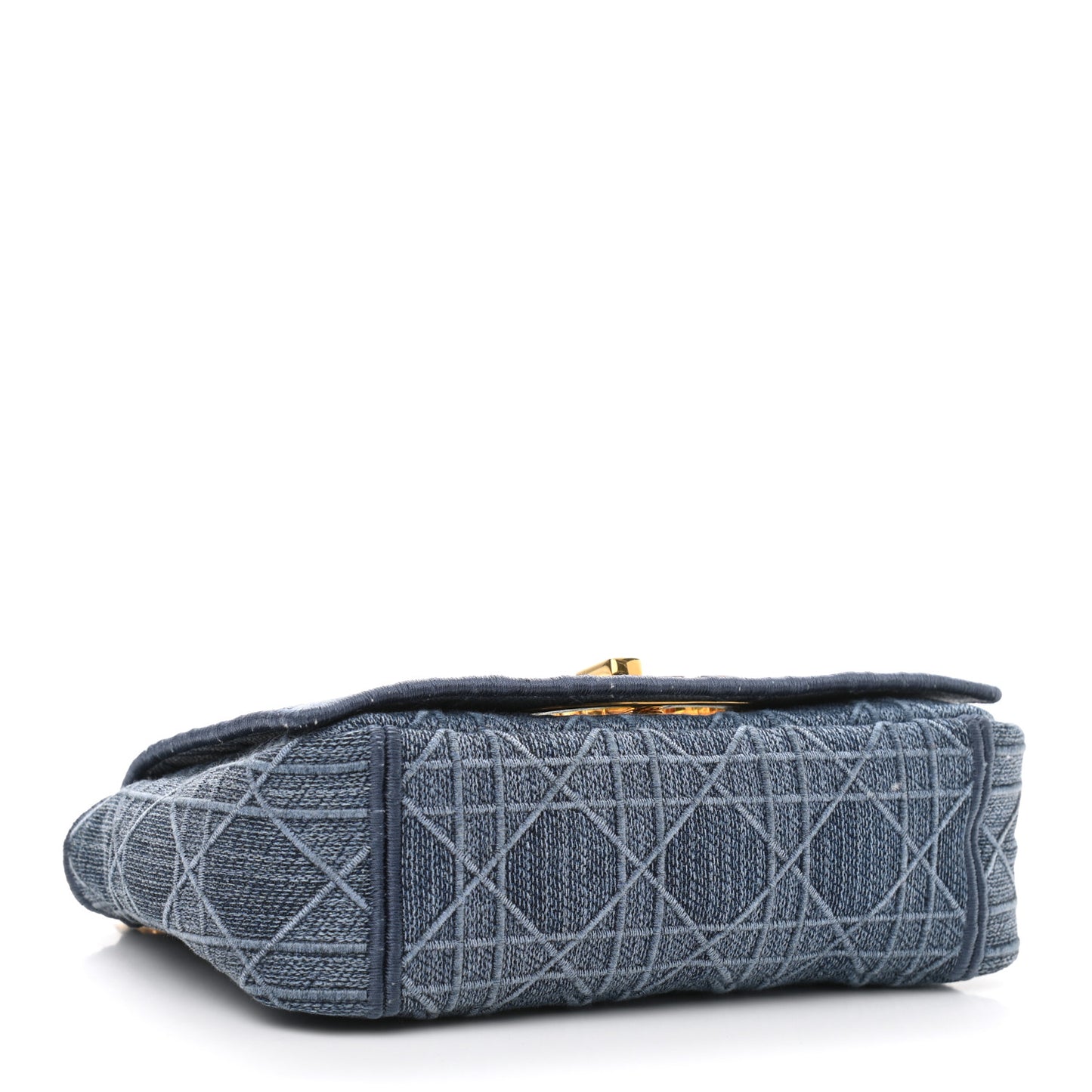 Denim Cannage Small Caro Bag Blue