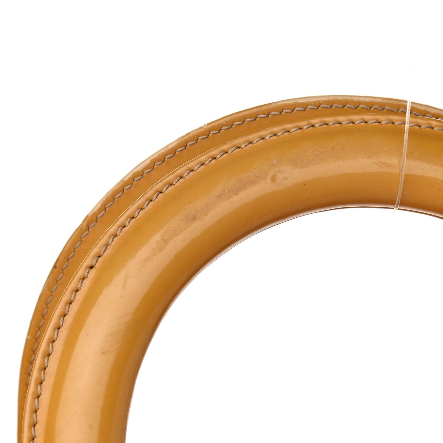 Patent Cannage Large Lady Dior Yellow