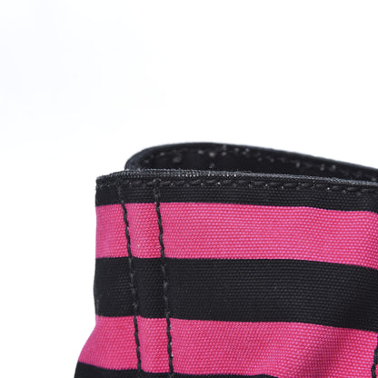 Prada Canapa Striped Tote Fuxia 14 of 15