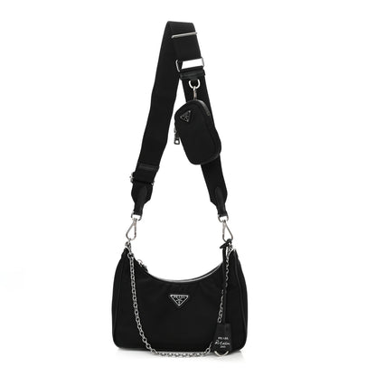 Prada Nylon Re-Edition 2005 Shoulder Bag Black 1 of 8