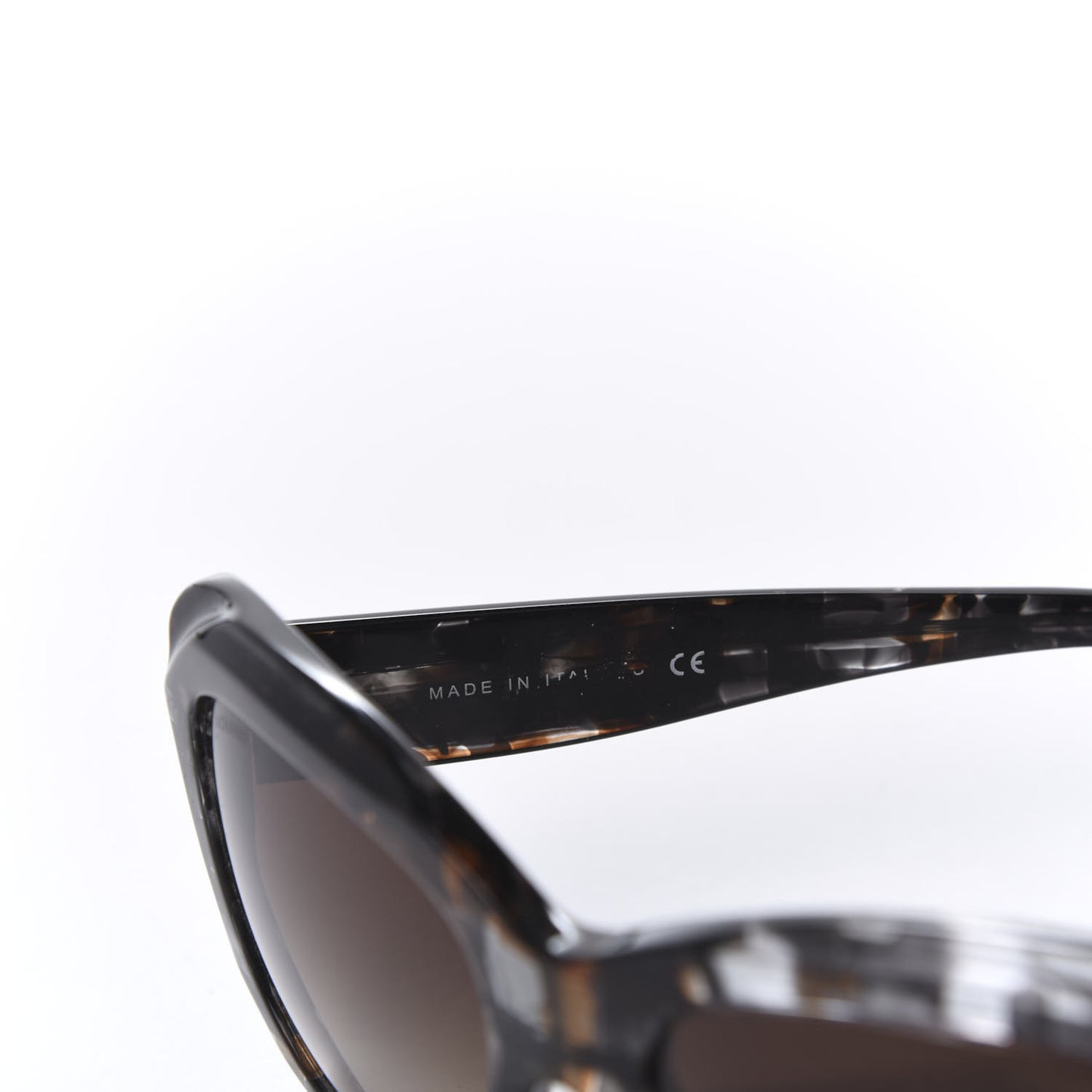 Acetate Square Plaid Frame Sunglasses 5324 Grey