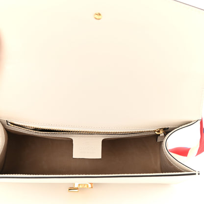 Gucci Calfskin Small Sylvie Shoulder Bag Off White 4 of 7