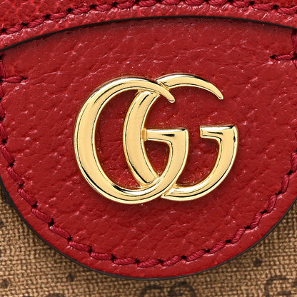 Gucci X DORAEMON Mini Vintage GG Supreme Monogram Mini Round Shoulder Bag Beige Cherry Red 12 of 12