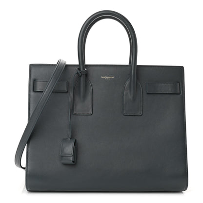 Saint Laurent Calfskin Small Classic Sac De Jour Petrol 1 of 9