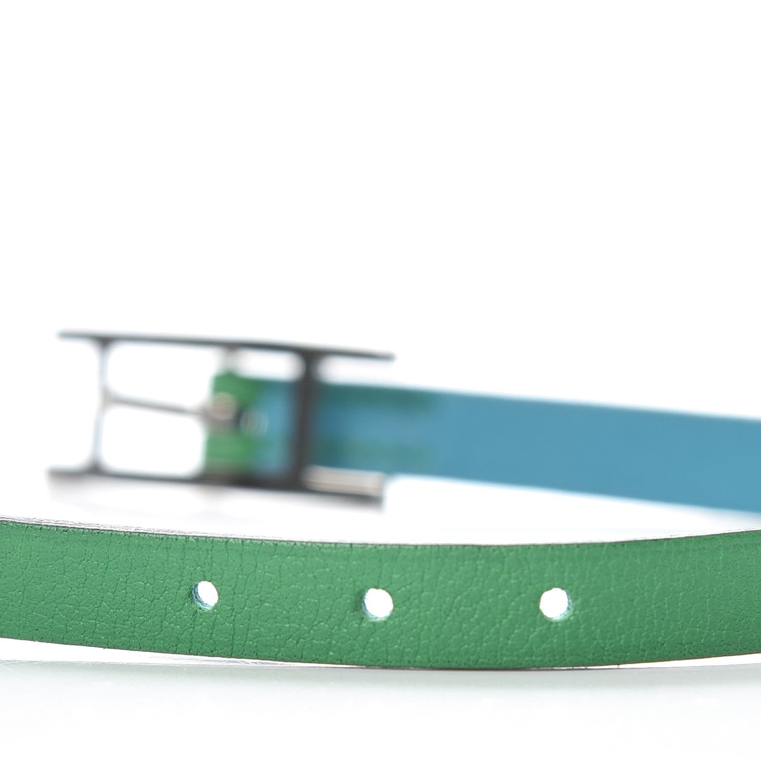 Hermes Swift Behapi Simple Tour Bracelet XS Bambou Turquoise 5 of 6