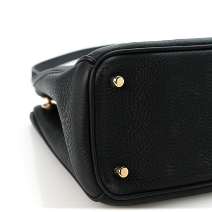 Christian Dior Bullcalf Medium Diorissimo Tote Black Rose Indien 9 of 10