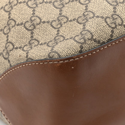 Gucci GG Supreme Monogram Large Linea A Hobo Light Brown 13 of 18