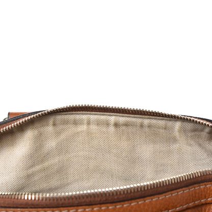 Gucci Calfskin Vintage Web Medium Boston Tobacco 9 of 15