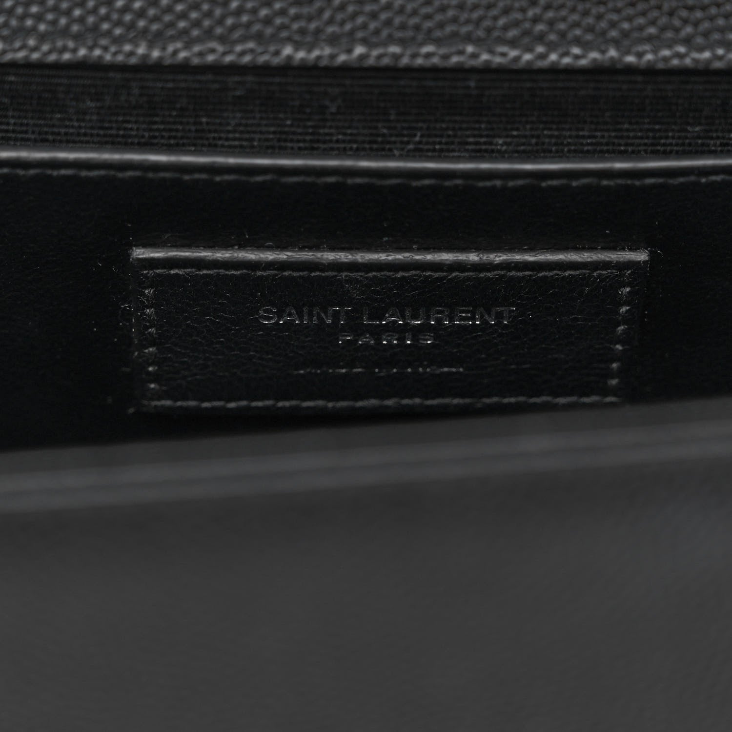 Saint Laurent SAINT LAURENT Grain De Poudre Medium Classic Monogram Kate Satchel Black 6 of 11