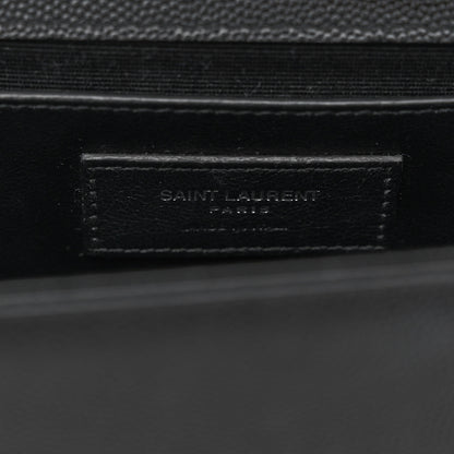 Saint Laurent SAINT LAURENT Grain De Poudre Medium Classic Monogram Kate Satchel Black 6 of 11