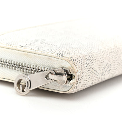 Goyard Goyardine Matignon Zip Around GM Wallet White 22 of 29