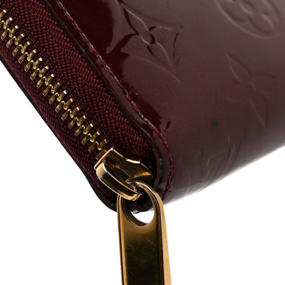 Louis Vuitton Vernis Zippy Wallet Rouge Fauviste 9 of 9
