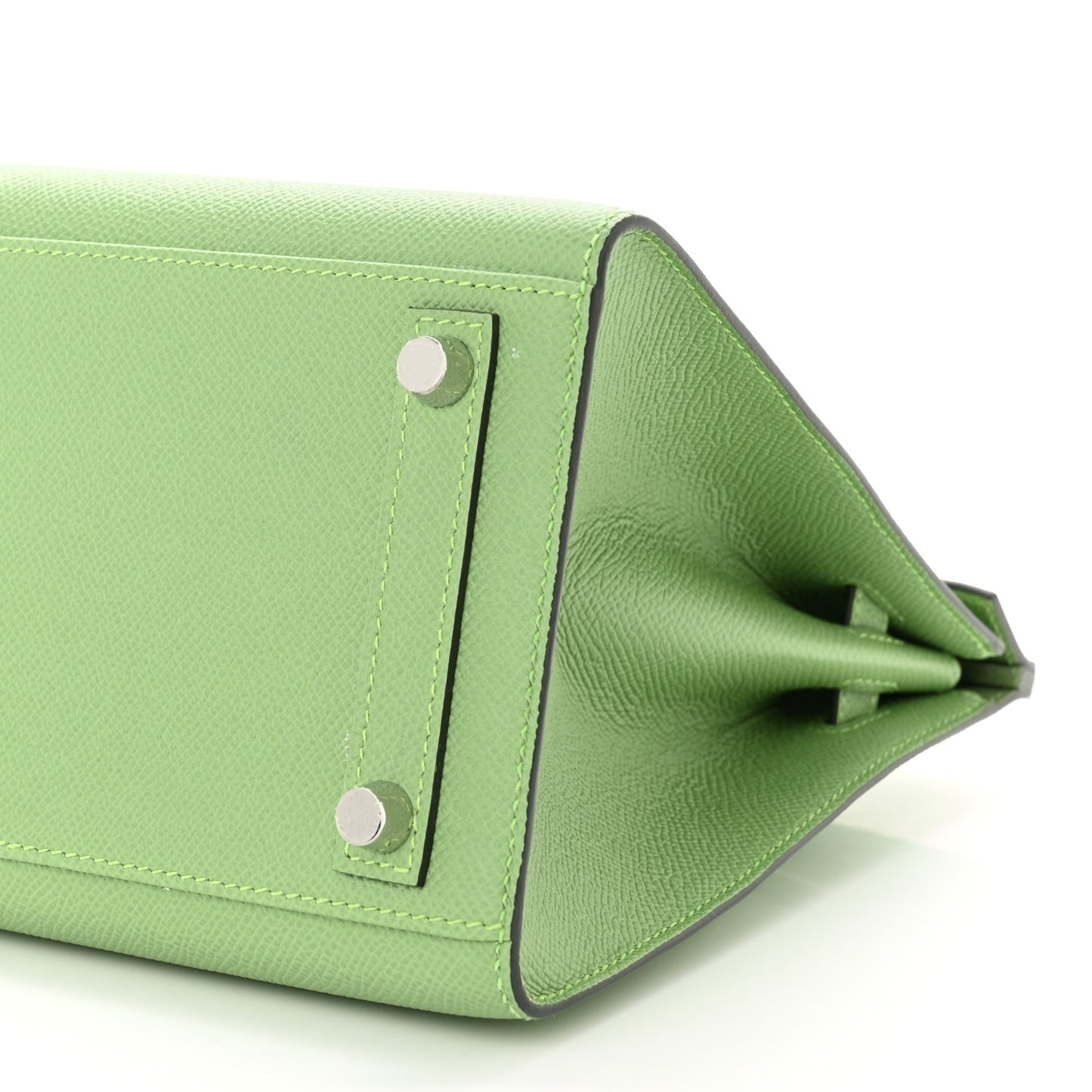 Epsom Birkin Sellier 25 Vert Criquet