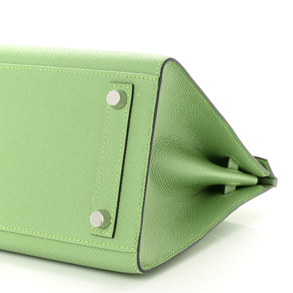 Hermes Epsom Birkin Sellier 25 Vert Criquet 10 of 11