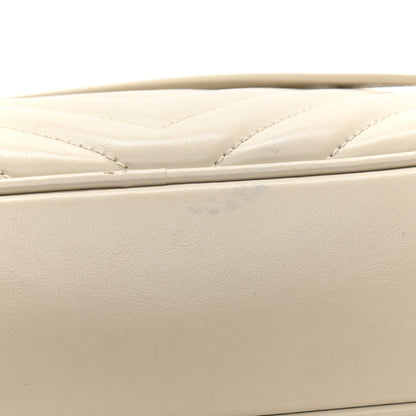 Saint Laurent Calfskin Matelasse Monogram Lou Camera Bag Crema Soft 16 of 21